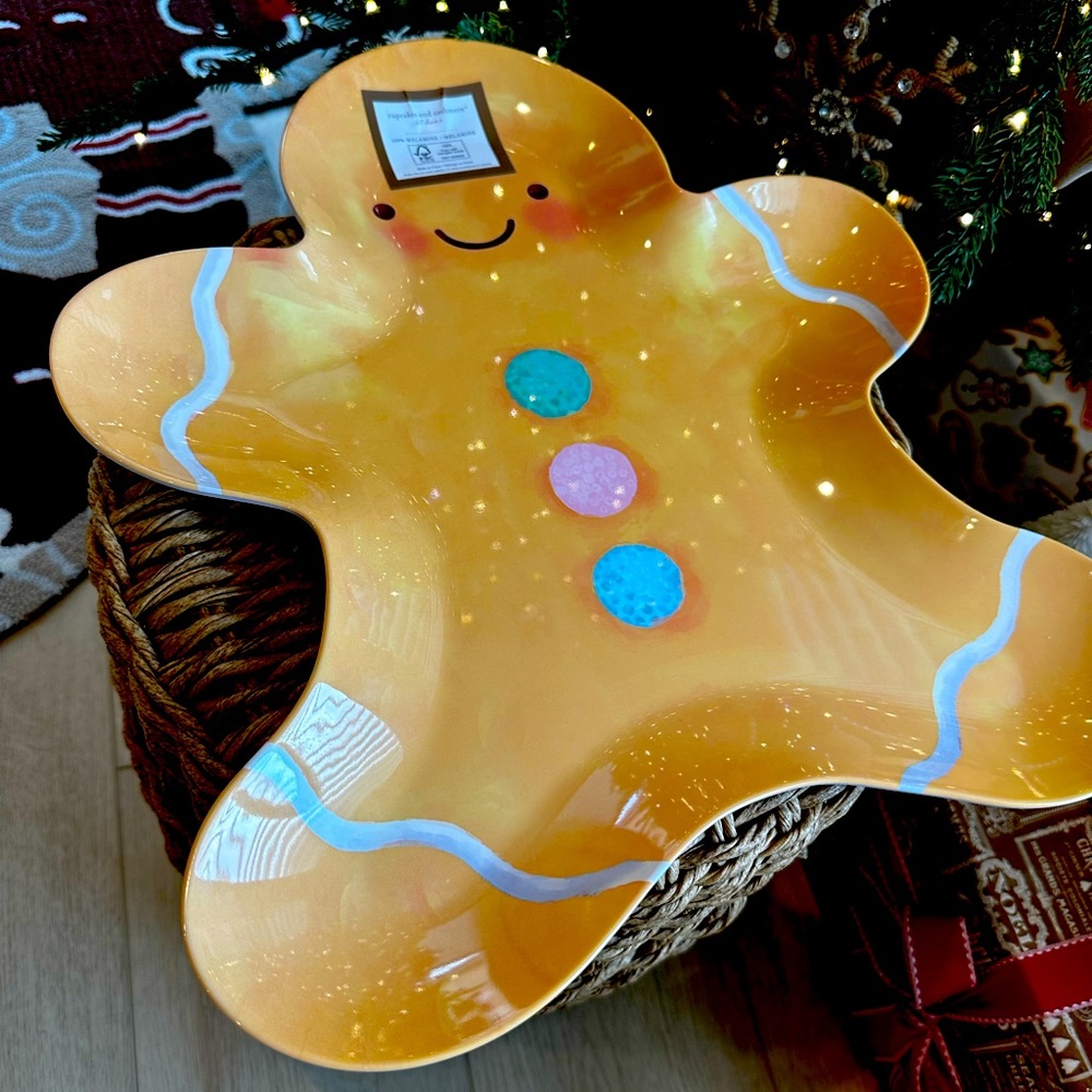 Cupcakes & Cashmere Gingerbread tray large cocoa cakes cookies Santa Christmas - Picture 5 of 7